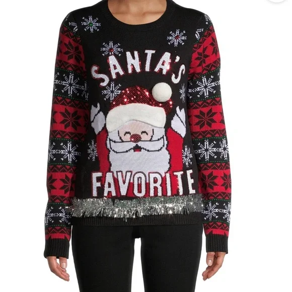 No Boundaries Sweaters No Boundaries Santas Favorite Christmas